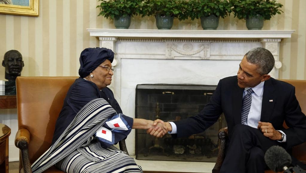 Barack Obama et Ellen Johnson Sirleaf