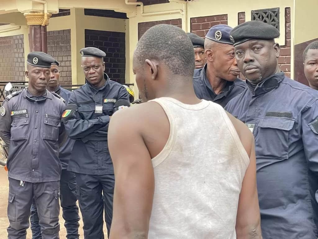 coyah la police interpelle un grand bandit