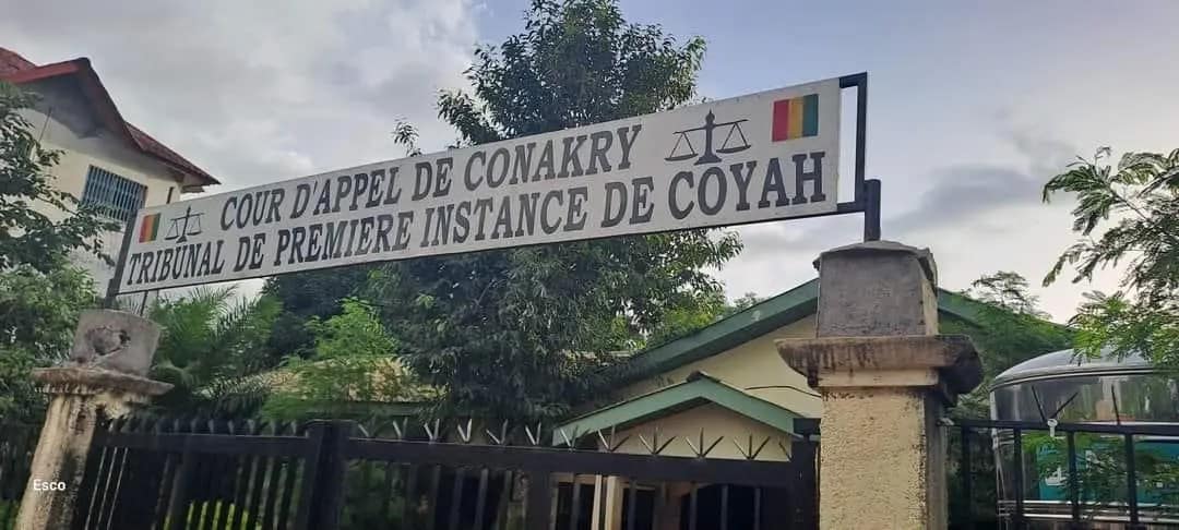 Cour d'appel de Conakry tribunal de première instance de Coyah
