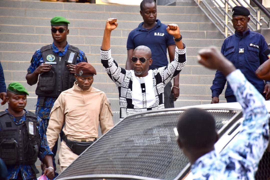 Aliou Bah retourne en prison