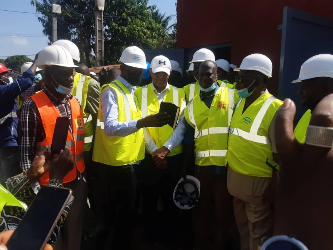 Le Ministre Abé Sylla visite certains sites d’EDG