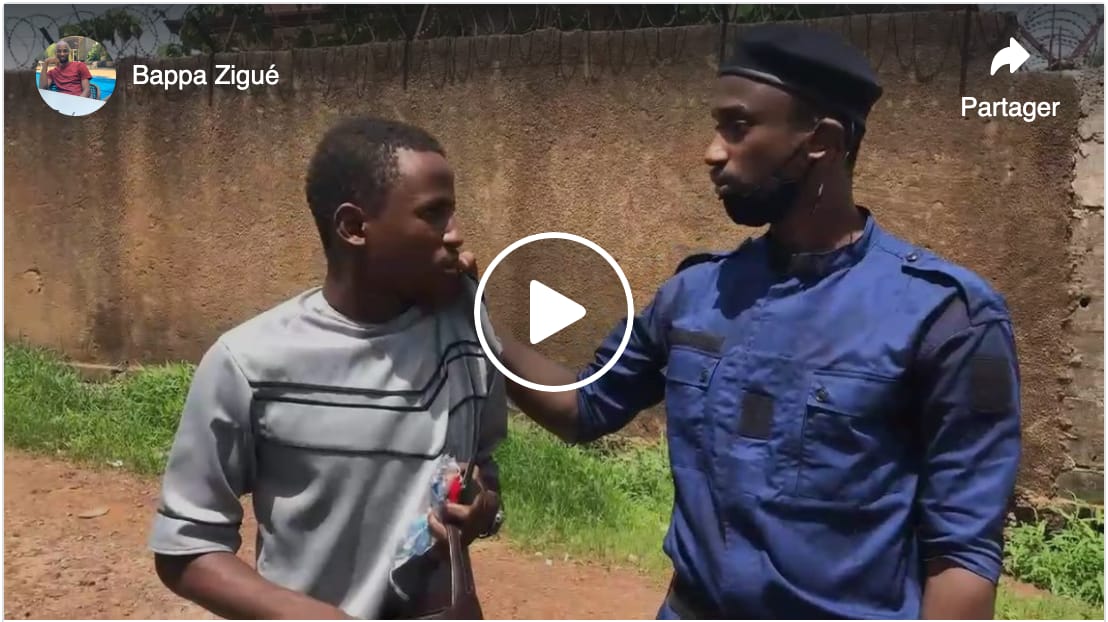 Le vieux et le policier une affaire de masque covid19