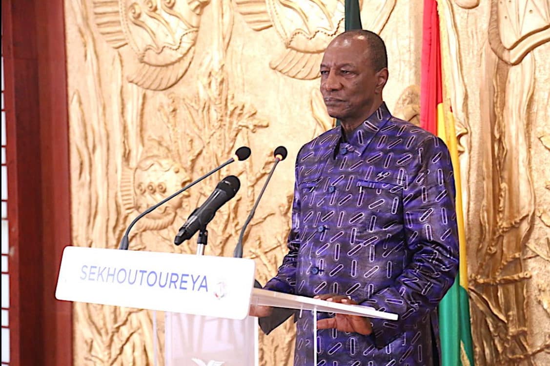 Le Président Alpha Condé