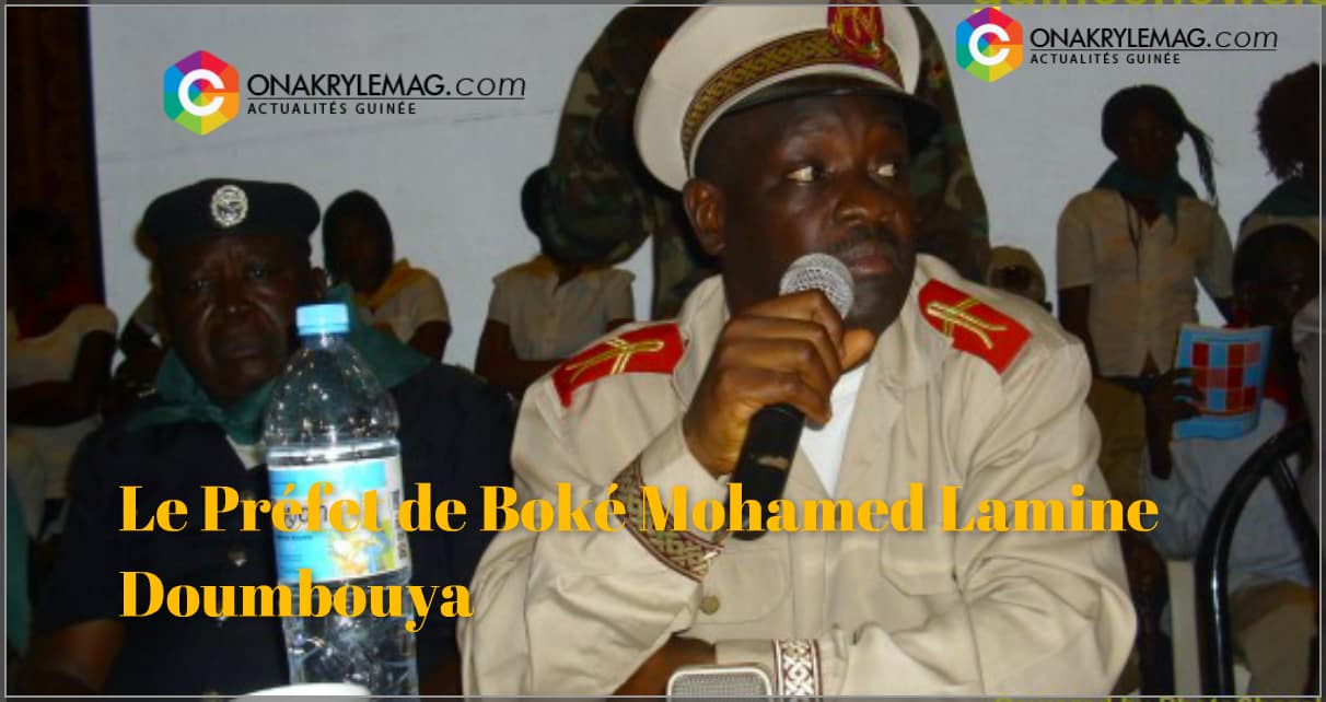 le préfet de Boké Mohamed Lamine Doumbouya