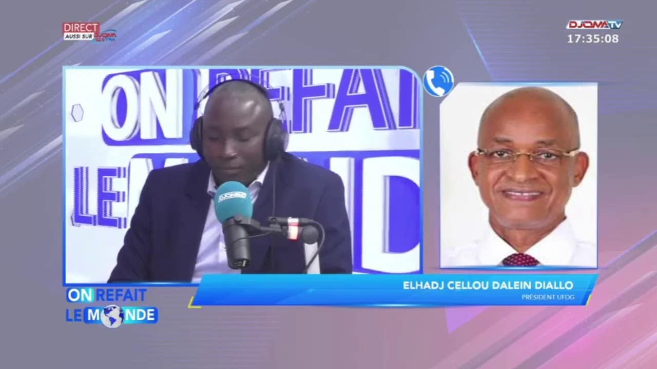 Cellou Dalein à Djoma media