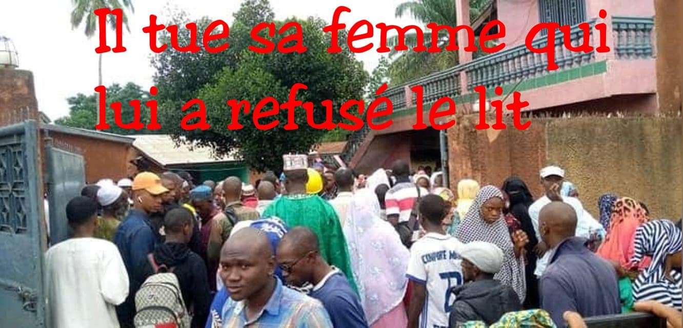 kindia un père tue sa femme qui lui refuse le lit