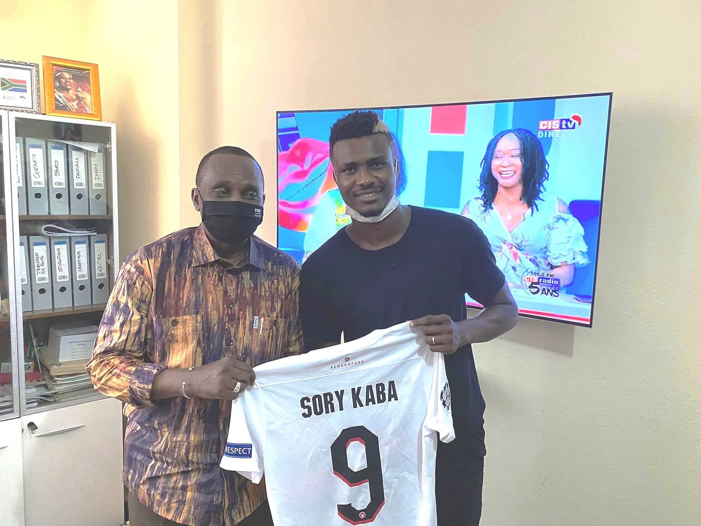 Sory Kaba a rendu une visite de courtoisie au Président de la Fédération Guinéenne de Football