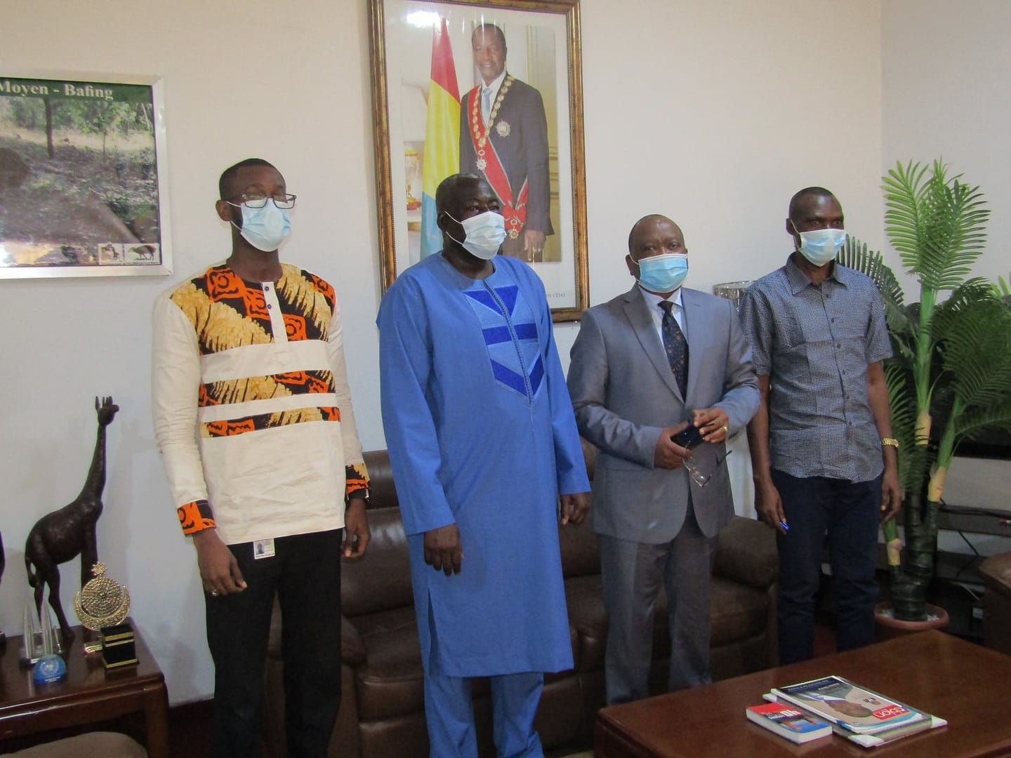 le Ministre d’ Etat, Mohamed Oyé GUILAVOGUI