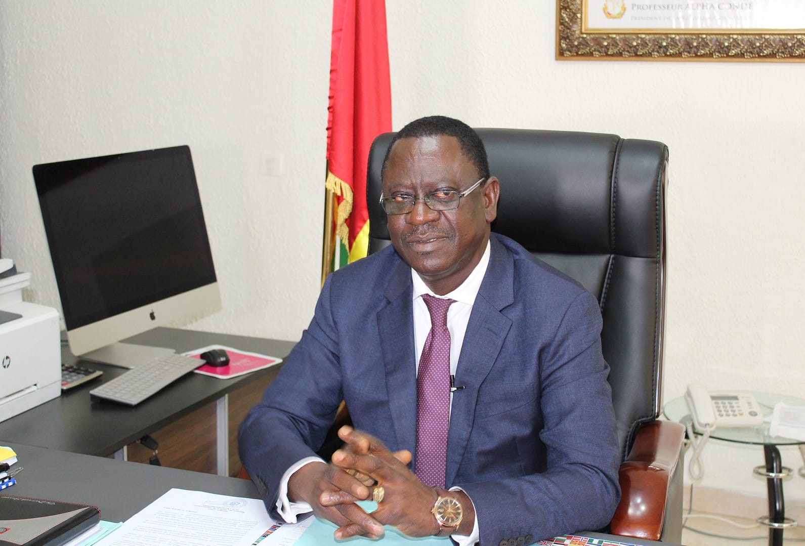 Frédéric LOUA Ministre des Pêches, de l’Aquaculture et de l’Économie Maritime