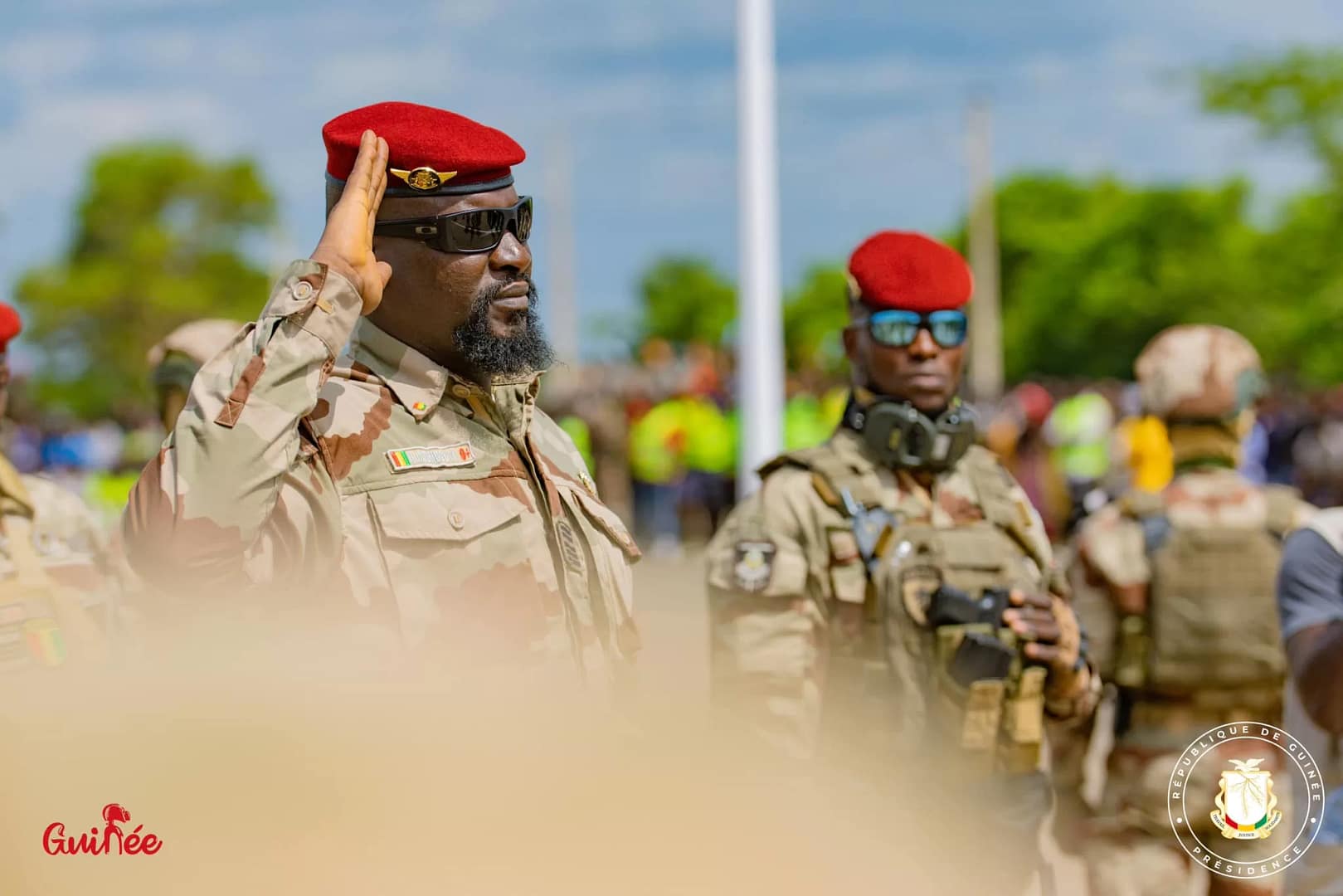 Le colonel Mamadi Doumbouya