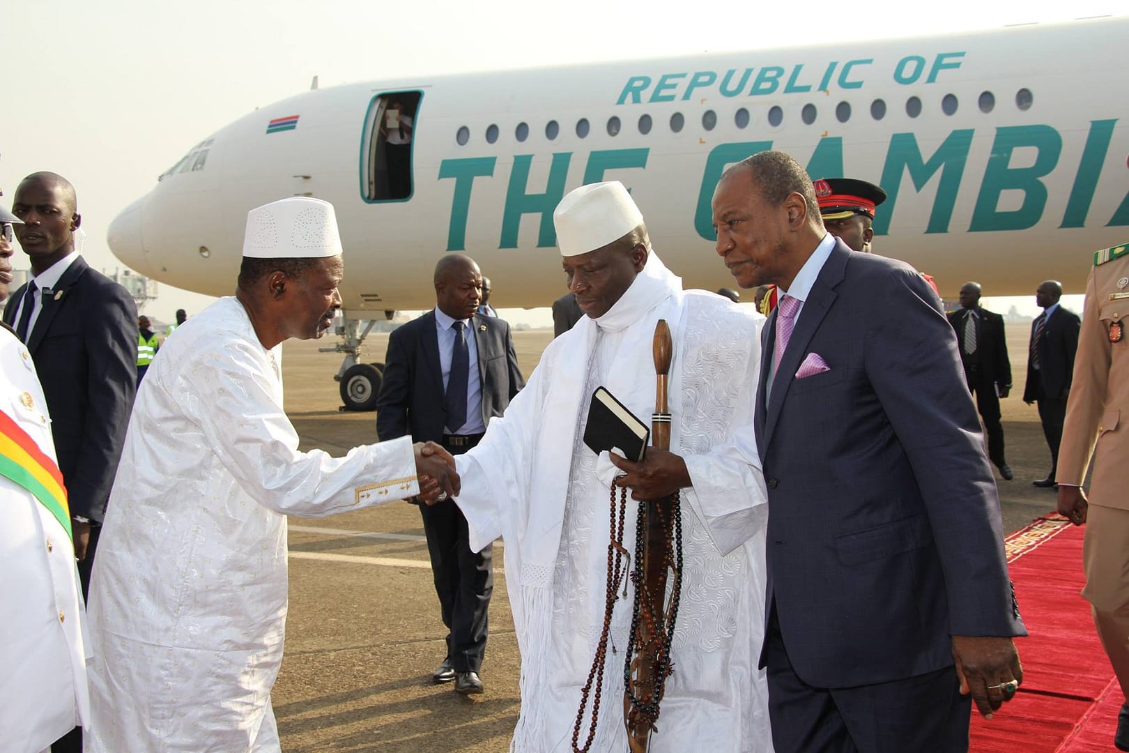 Yahya Jemmey et Alpha Condé