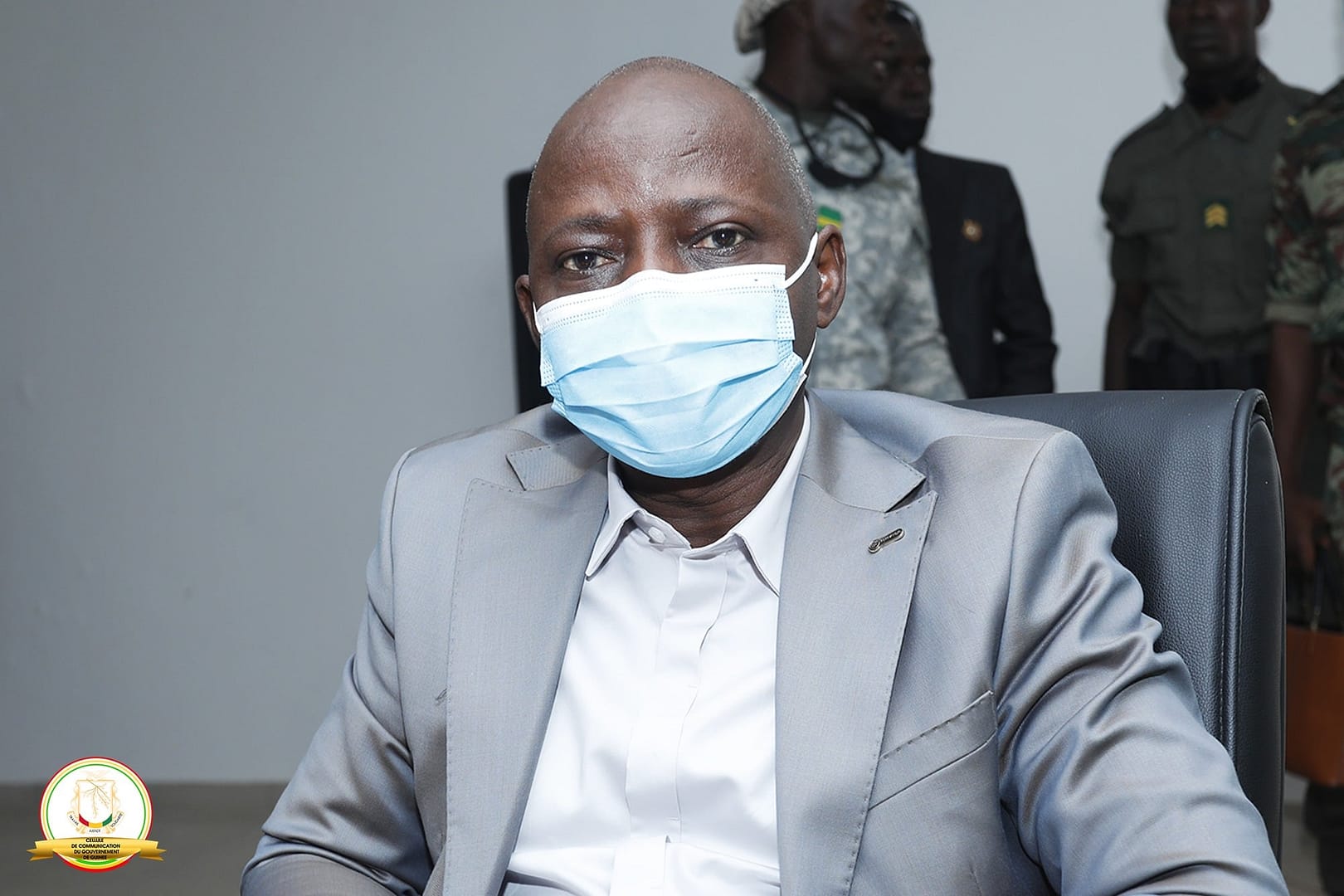 le ministre du Travail et de la Fonction Publique, Julien Yombouno