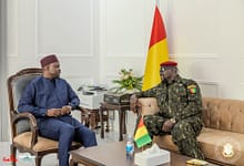 Ousmane Sonko et le General Mamadi Doumbouya