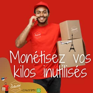 colis224.com permet aux voyageurs d'acheter et de revendre des #kilos de bagages inutilisés.
