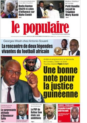 Le Populaire n°541 de ce lundi 26 décembre 2016
