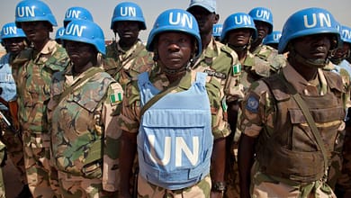 L’ONU étudie l’envoi de Casques bleus au Burundi depuis la RDC voisine 3 Casque bleu - Image d’archive|