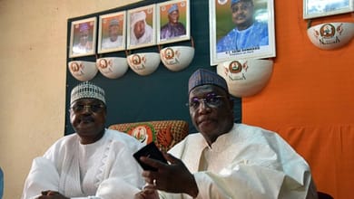 NIGER: L'OPPOSITION NE RECONNAÎT PAS LES RÉSULTATS DE LA PRÉSIDENTIELLE 6 Les leaders de l'opposition, Amadou Boubacar Cissé (d) et Seini Oumarou (g), lors d'une conférence de presse le 23 février 2016 à Niamey | AFP | ISSOUF SANOGO