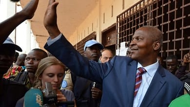 La Centrafrique réintègre l'Union africaine après trois ans de violences 6 Faustin-Archange Touadéra, président de la République centrafricaine, à Bangui le 14 février 2016 | AFP/Archives | ISSOUF SANOGO