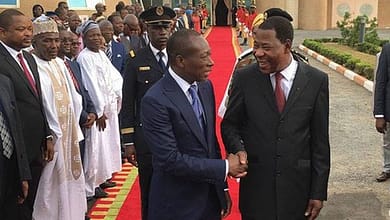Talon promet aux Béninois l'Etat de droit et une justice indépendante 2 Patrice Talon et Bony Yayi