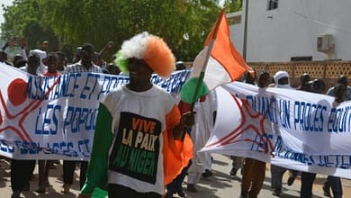 Le Niger promet de "laver l'affront" après l'attaque de Boko Haram 1 Manifestation à Niamey au Niger, le 4 juin 2016 pour dénoncer l'attaque de Boko Haram qui a coûté la vie à trente militaires | AFP/Archives | BOUREIMA HAMA