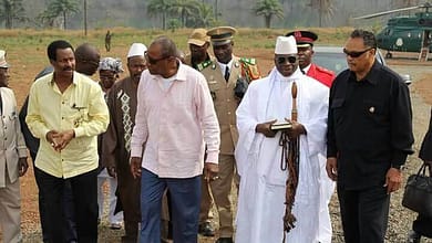 JUSTICE L'ex-président Jammeh "immédiatement arrêté" s'il retournait en Gambie, dit le ministre de la Justice 3 YAYA JAMMEH ET ALPHA CONDE
