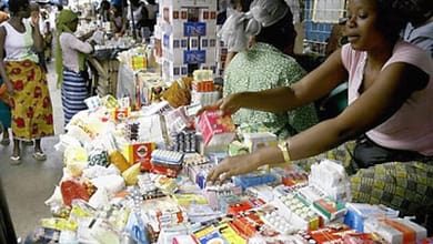 Côte d'Ivoire : démolition du marché de faux médicaments. 1 faux medicaments