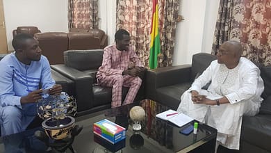 Cheick Sako a reçu en audience l'Administrateur Général du Balai Citoyen en Guinée. 3 Cheick Sako et koundouno