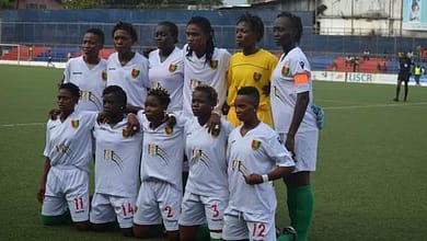 Syli Féminin pour le match nul obtenu (3-3) en déplacement contre le Libéria. 7 27539488 7BF7 4F39 87AB 5543DAAB4708