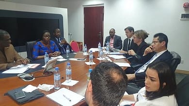 La Secrétaire Générale, accompagné de son homologue du Ministère de l’hydraulique et de l’assainissement, a reçu en audience une mission conjointe de plusieurs bailleurs ce mercredi 29 janvier 2020. 8 24CD095B D3B5 49DC BF30 B28A2F3C8FE6