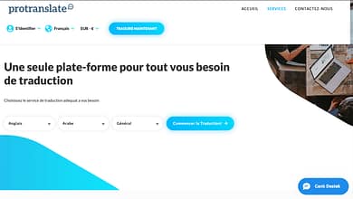 service de traduction en ligne