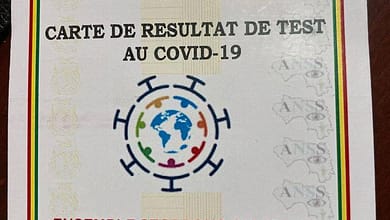 Les nouvelles cartes de résulta de test au covid-19 en Guinée 4 carte de résulta de test au covid-19