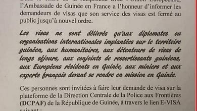 L'ambassade de Guinée en France ne delivre plus de visa qu'à une certaine catégorie de personnes 8 L'ambassade de Guinée en France ne delivre plus de visa qu'à une certaine catégorie de personnes