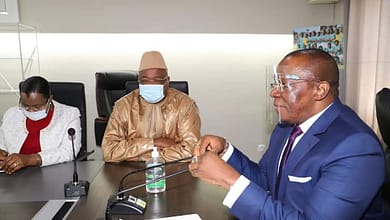 Kassory Fofana reçoit en ce moment en audience le Chef de file de l’opposition guinéenne Mamadou Sylla. 5 FB IMG 1613395323560