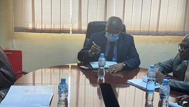 Le Ministre Roger Patrick Milimono a échangé avec le Coordonnateur Général du Projet de Développement Agricole Intégré en Guinée (PDAIG) 4 FB IMG 1613554844394