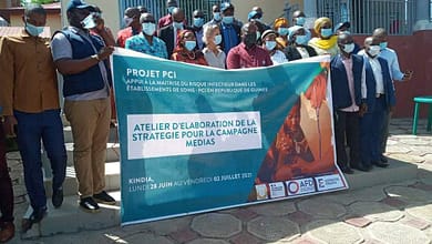Ouverture ce lundi 28 juillet à Kindia de l'atelier d'élaboration de la stratégie pour la campagne Médias à la maîtrise du risque infectieux dans les établissements de soins PCI. 4 FB IMG 1624888857399