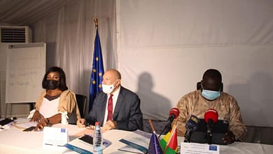 Lancement des travaux de l'atelier d'information et de sensibilisation sur le Nouvel Instrument de Voisinage de Coopération au développement et de Coopération Internationale (NDICI) de l'UE. 1 Monsieur Ibrahima Khalil KABA