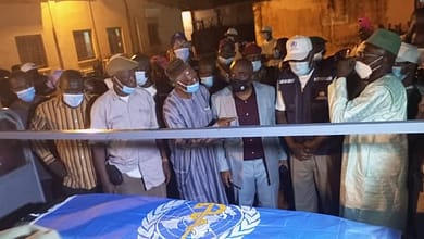 ARRIVEE DU CORPS DE DR. OUSMANE TOURE A CONAKRY 4 DR. OUSMANE TOURE