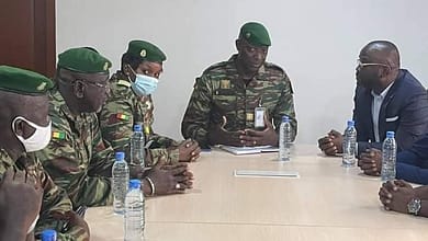 Media Une délégation du CNRD dirigée par le colonel Balla Samoura à Djoma Media. 7 Media Une délégation du CNRD dirigée par le colonel Balla Samoura à Djoma Media.