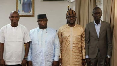 FREETOWN : LA DÉLÉGATION DU FNDC REÇUE PAR S.E.M JULIUS MAADA BIO, PRÉSIDENT DE LA RÉPUBLIQUE SIERRA LEONE 4 FB IMG 1635584578447