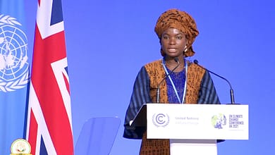 Déclaration de la Ministre guinéen de l'environnement et du développement durable à la COP26 2 La Ministre de l'environnement et du développement durable