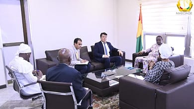Coopération Guinée-IOFS-OCI revue des réalisations de l'IOFS 4 l'Ambassadeur Laho BANGOURA