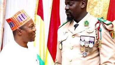LE FAUX COURAGE EN GUINÉE 4 Ousmane Gaoual Diallo et le colonel Mamadi Doumbouya président du CNRD