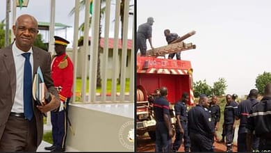 En Guinée, la protection civile dont relèvent les sapeurs-pompiers manque de tout. 9 IMG 20221018 092947