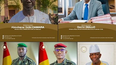 Guinée mini réajustement au sein du gouvernement de l'Armée 6 Guinée mini réajustement au sein du gouvernement de l'Armée