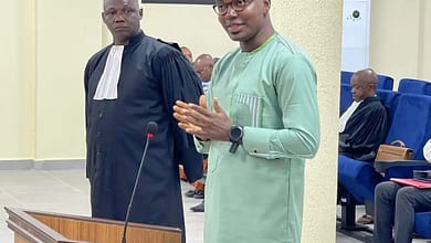 La Justice Guinéenne, Un Triste Cirque Soumis à la Junte ? "Verdict Injuste : Ibrahima Diallo Condamné à un Franc Symbolique" 2 Ibrahima Diallo FNDC devant la barre