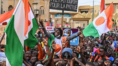 Niger sollicite le Togo comme médiateur face aux sanctions internationales 2 TOPSHOT-NIGER-COUP-DEMO