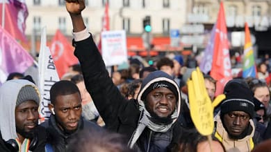 France : Manifestation à Paris contre la loi immigration 13 Manifestation à Paris contre la loi immigration © AFP