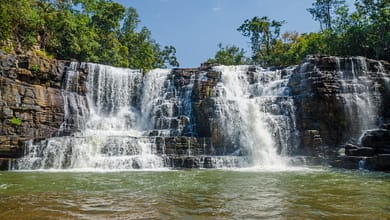Les meilleures destinations touristiques en Guinée en 2025. 3 sala wasserfall