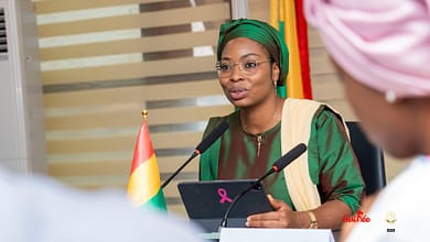 Rose Pola Pricemou Ministre des Postes des Telecommunications et de lEconomie Numerique