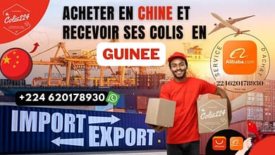 6 colis224 transitaire chine Guinee
